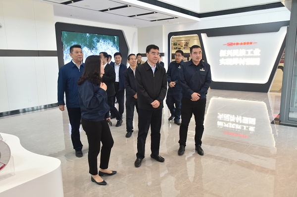 天津市委常委、滨海新区区委书记连茂君 调研走访YH533388银河集团科技公司